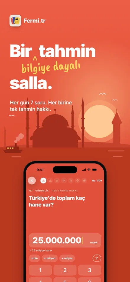 Fermi app screen